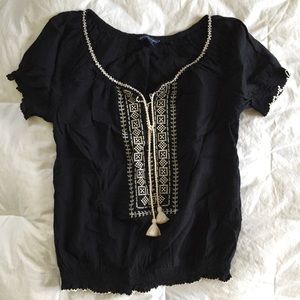 AEO Embroidered Top